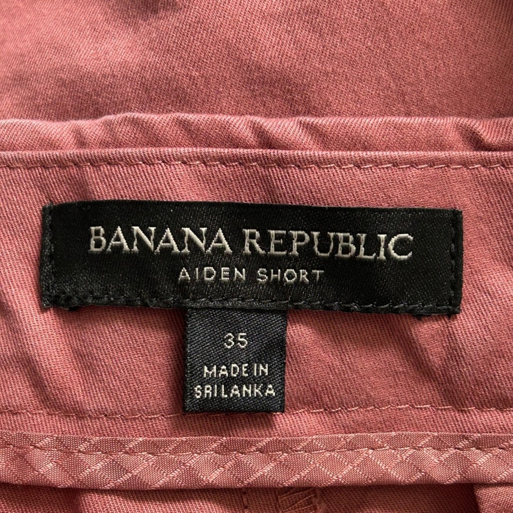 Banana Republic Aiden Shorts Casual Summer Mens‎ Size 35 9" inseamSET OF TWO - Picture 6 of 12